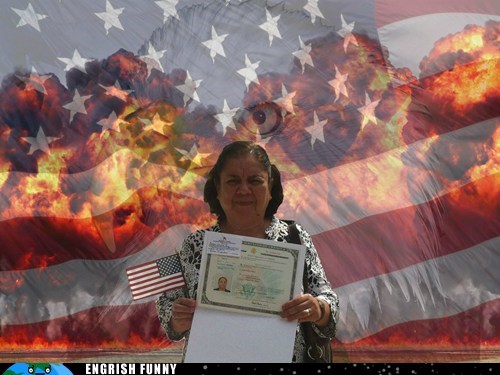 Engrish Funny: Photoshopping a U.S. Citizenship Celebration