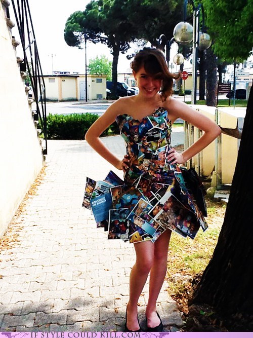Marvel-ous Comic Book Dress