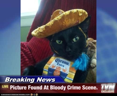 Breaking News - Picture Found At Bloody Crime Scene.