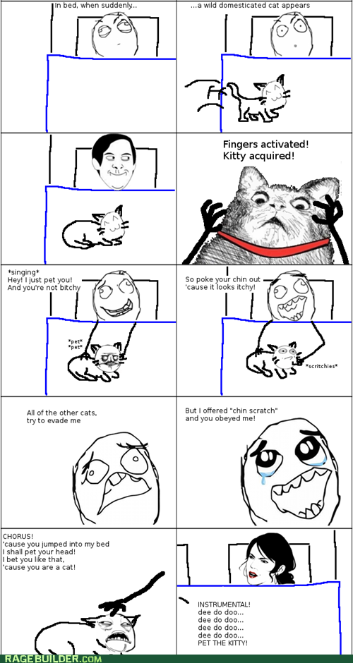 Rage Comics: I Just Pet You, and You Were Fluffy