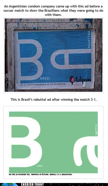 Brazil vs. Argentina. Just as Bad as England vs. France