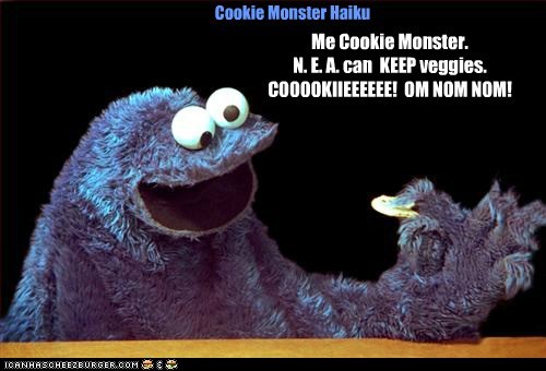 Cookie Monster Haiku