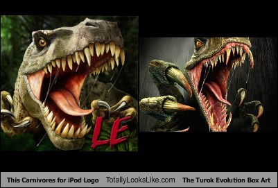 This Carnivores for iPod Logo Totally Looks Like The Turok Evolution Box Art