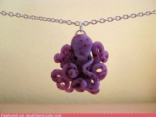 Baby Octopus Necklace