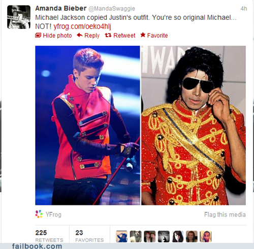 Failbook: How DARE Michael Plagiarize the King of Pop!