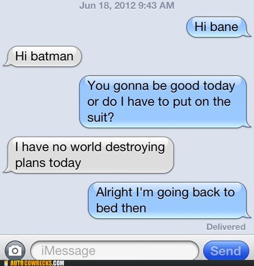 A Typo That Degenerates into Batman? Yes Please.