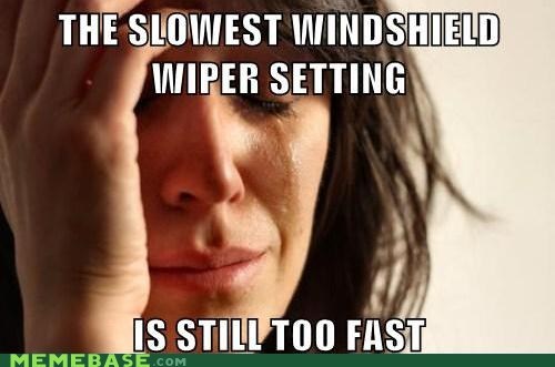 Manually Hitting the Wiper Lever Every Two Minutes is so Inconvenient