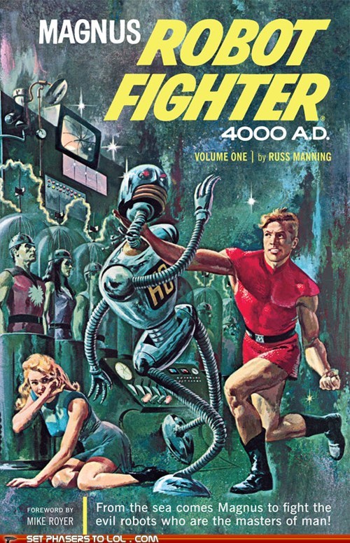 WTF Sci-Fi Book Covers: Magnus Robot Fighter 4000 A.D.