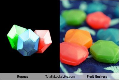 Rupees Totally Looks Like Fruit Gushers