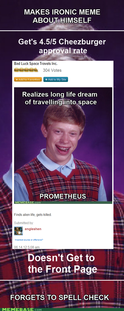 Bad Luck Brian: Too Meta for Comfort