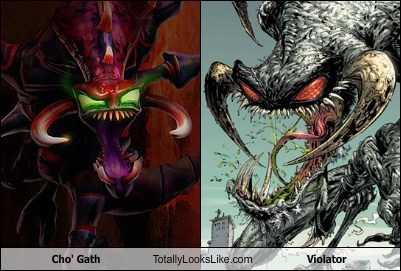 Cho' Gath (League of Legends) Totally Looks Like Violator (Spawn)