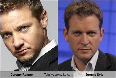 Jeremy Renner Totally Looks Like Jeremy Kyle
