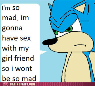 Sonic Really Knows How to Get Back at a Lady