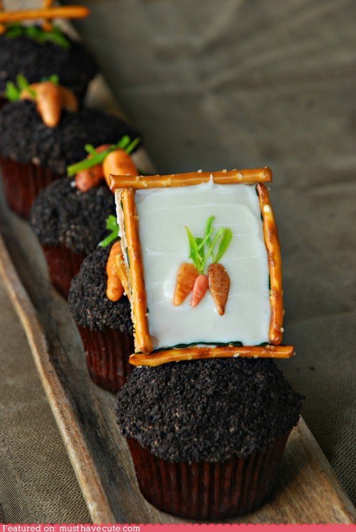 Epicute: Carrot Art Cupcakes