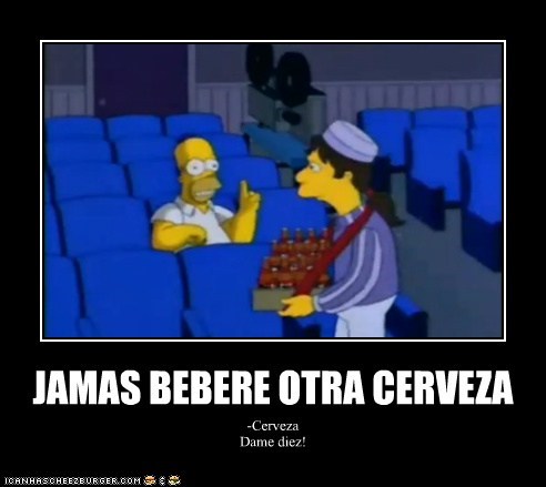 JAMAS BEBERE OTRA CERVEZA
