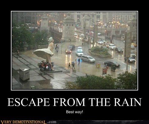 ESCAPE FROM THE RAIN