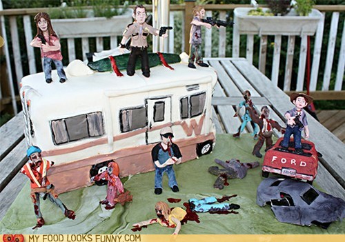 Walking Dead Cake