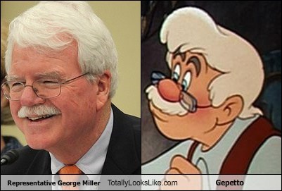 Representative George Miller Totally Looks Like Geppetto