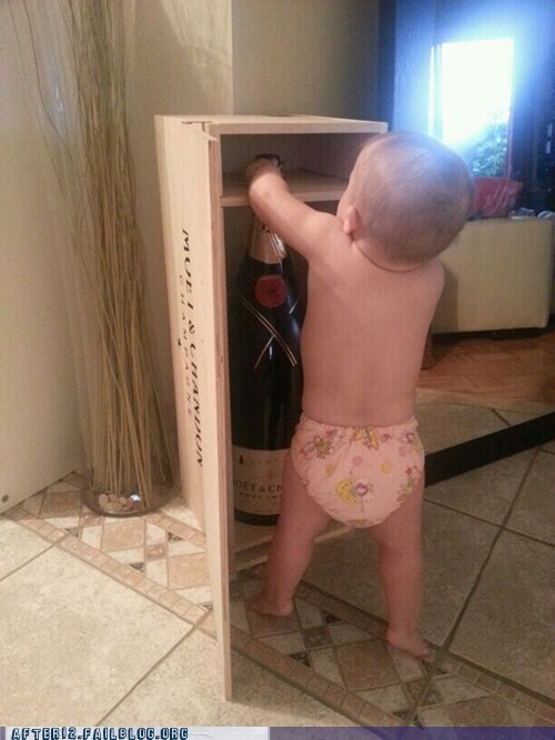 Tanked Toddlers: She Just Loves Bottles Too Much!
