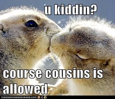 u kiddin?  course cousins is allowed