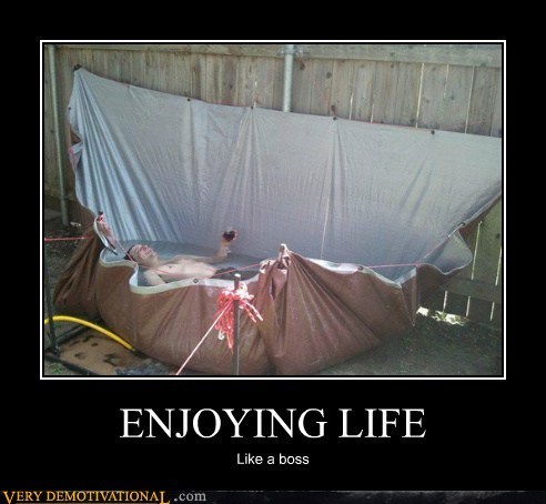 ENJOYING LIFE
