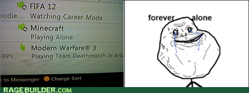 playing forever alone