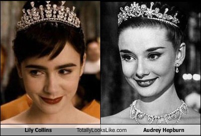 Lily Collins Totally Looks Like Audrey Hepburn