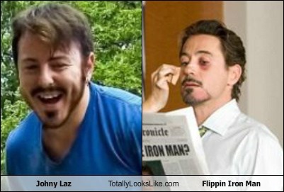 Johny Laz Totally Looks Like Flippin Iron Man