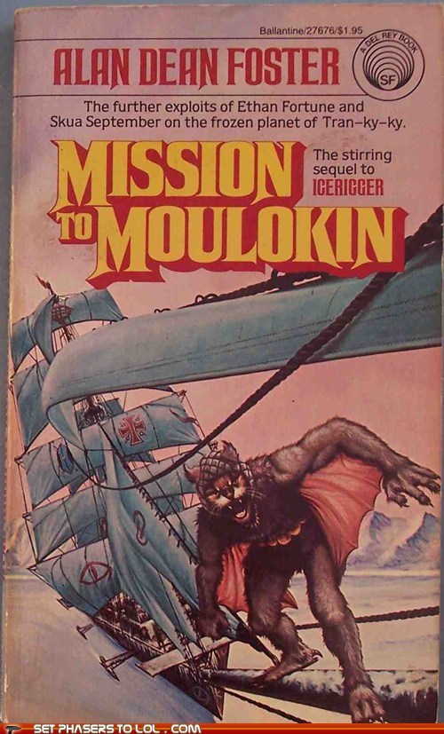 WTF Sci-Fi Book Covers: Mission to Moulokin