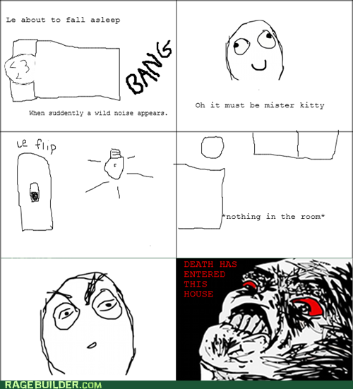 Rage Comics: Tonight I Go to Hell