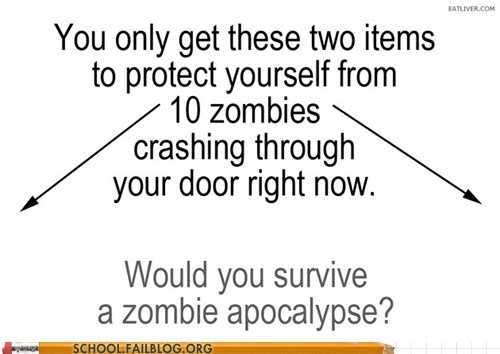 School of Fail: Zombie Survival 101: Would You Make It?