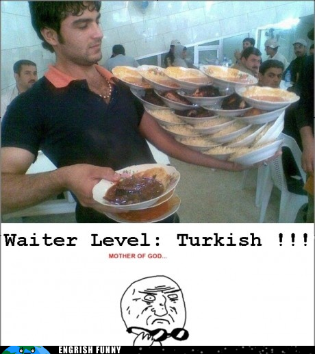 Waiters in Turkey: Winning at Work... Ey.