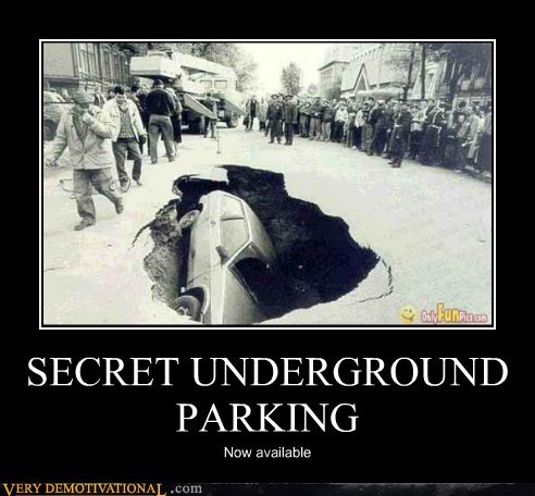 SECRET UNDERGROUND PARKING