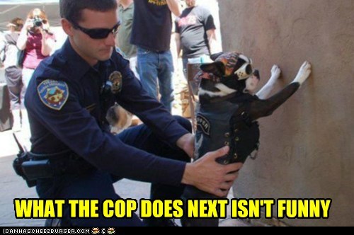 WHAT THE COP DOES NEXT ISN'T FUNNY