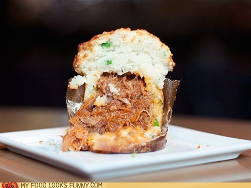 Pulled Pork Cupcake