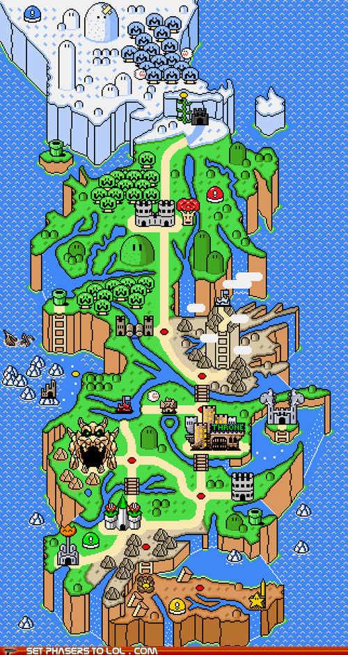 Map of SNESteros