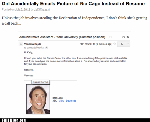 FAIL Nation: Emailing Your Resume FAIL