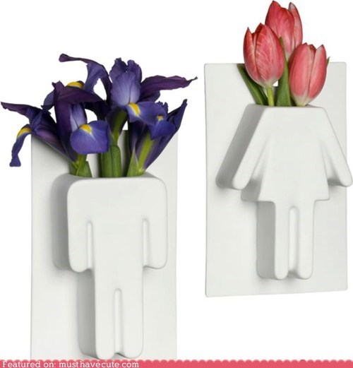 Un Homme/Une Femme Vases