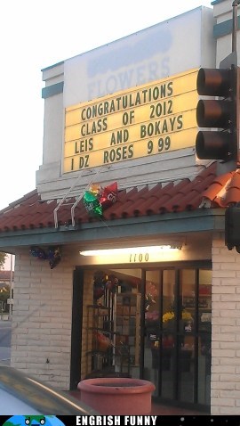 Hey, I Want a Bokay of Flowers for My Daughter's Graduation!