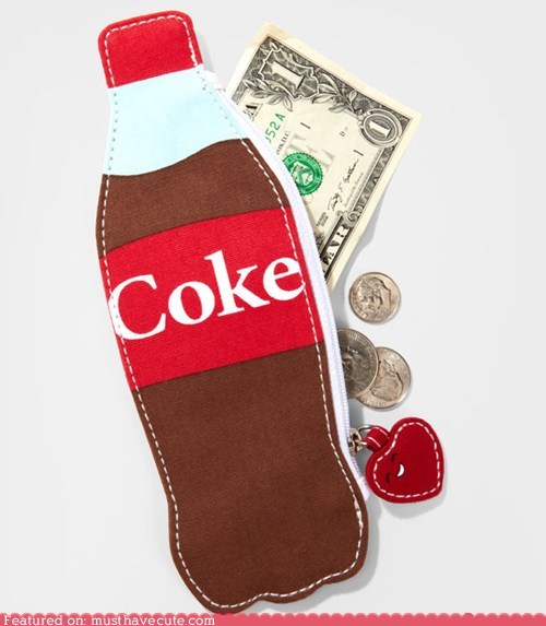 Mini Coke Bottle Change Purse