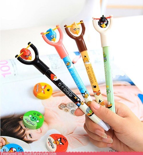 Angry Birds Sling Shot Pens