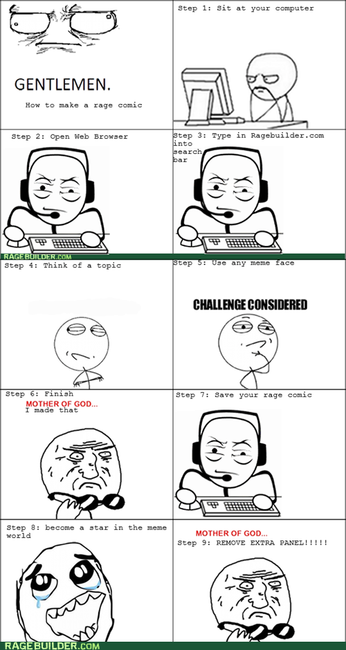 How to make a rage comic