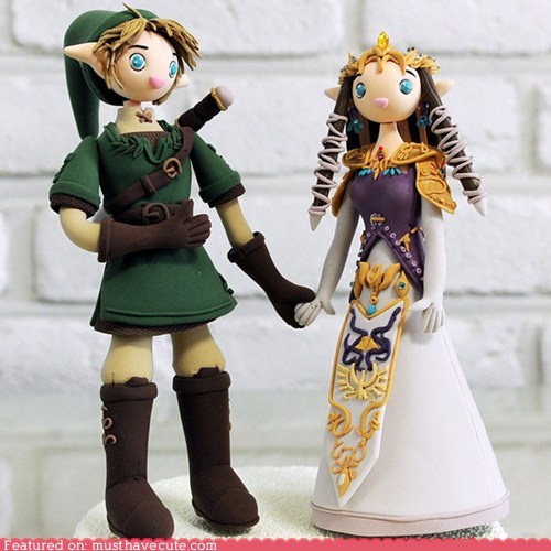 Legend of Zelda Wedding Cake Topper