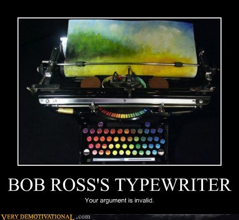 BOB ROSS'S TYPEWRITER