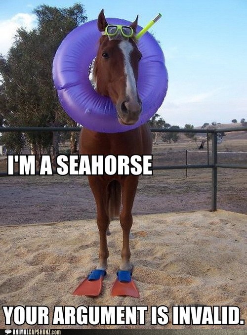 Animal Capshunz: See? Horse!