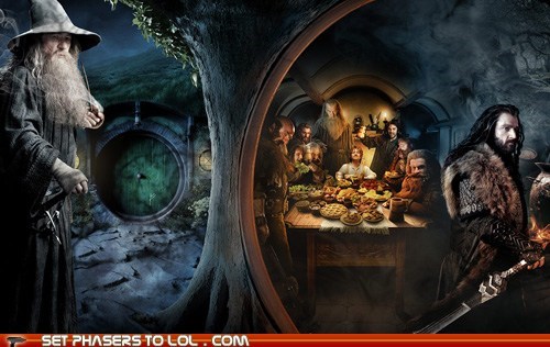 Panoramic Poster for "The Hobbit" Tells (Almost) the Whole Story