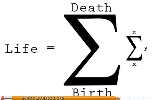 Life in Mathematical Terms