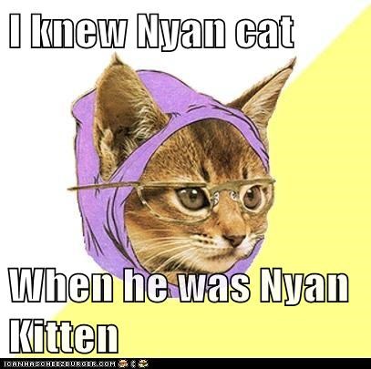 Hipster Kitty: His Pop-Tart Wasn't Even Toasted Yet
