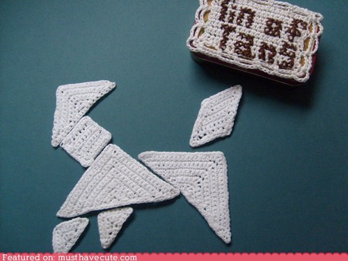 Crocheted Tangrams