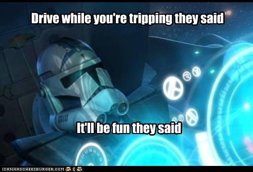 Fortunately, He Was Sitting in his Driveway the Whole Time